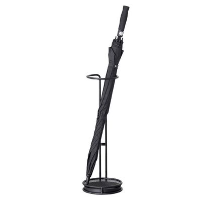 Umbrella Racks WXYZ Household Compact Metal Umbrella Stand, Waterproof and Rust-Proof Umbrella Bucket Umbrella Drain Stand, Independent Tray 22x63cm