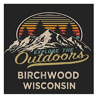 Birchwood Wisconsin Souvenir 2x3-Inch Fridge Magnet Explore The Outdoors