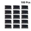 100PCS Sushi Boats Disposable Sushi Tray with Clear Lid Disposable Bread Box Plastic Takeout Pans Cupcake Container Boxes Take Out Box Container Plastic Dessert Container view 2