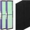 FLT4850PT HEPA Filter B Replacement with Pet Pure Treatment for Germ Guardian C4900 AC4825 AC4850PT CDAP4500 AC4300 and More with 8 Activated Carbon Pre-Filters view 1