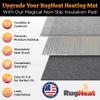 Non-Slip Pad for Rugheat Under Rug Heated Mat, Large, 5 x 7 feet (fits Under a 5' x 7' Rug) Skid-Proof Pad for Heated Rug for Bedrooms, Thermal Insulation Improves RugHeat Performance view 2