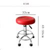 Heavy-Duty Hydraulic Height-Adjustable Rolling Stool,Thickened Foot Nail Stool Legs,for Massage in The Living Room and Office,Load 100 Kg view 2