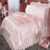 Amuze Bedding LuxurioAmuze Super Soft & Silky Satin Warm(5 PCs 1 Comforter and 4 Pillow Shams Set,Pink, Twin/Twin XL) Premium Quality 500 GSM view 1