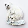 Alaska USA 3D Polar Bears America Souvenir Fridge Magnet Gift,Handmade Home & Kitchen Decoration Alaska Refrigerator Magnet Collection view 3