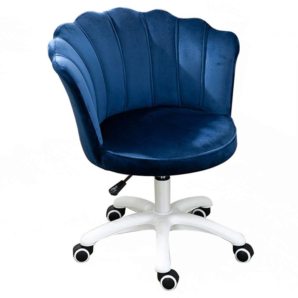 LIYFF-Stools Swivel Office Chair Computer Chair Velvet, Ergonomic Desk Chair with Lifting Adjust, Swivel Chair for Vanity, Leisure Chair for Home Office Living Room Desk Accent Chair