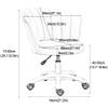 LIYFF-Stools Swivel Office Chair Computer Chair Velvet, Ergonomic Desk Chair with Lifting Adjust, Swivel Chair for Vanity, Leisure Chair for Home Office Living Room Desk Accent Chair view 3