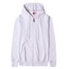 Women's Solid Color Slim Fit Casual Full-Zip Hooded Lightweight Long Sleeve Sweatshirt Cape White view 1