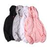 Women's Solid Color Slim Fit Casual Full-Zip Hooded Lightweight Long Sleeve Sweatshirt Cape White view 2