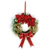 1pc Wreath Christmas Style Garland Simulated Wooden Garland Household Hanging Ornament Creative Fashion Christmas Room view 1