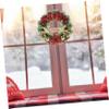 1pc Wreath Christmas Style Garland Simulated Wooden Garland Household Hanging Ornament Creative Fashion Christmas Room view 4