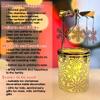 iLaJao Rotary Tea Light Carousel Angel Rotary Candle Holders Spinning Tealight Holders Christmas Decoration for Tabel Centrepieces Gift for Mom Women Wife Birthday-6 Inch Tall (Snowflake) view 3