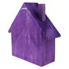 Inzopo Home Display Wall Mount Shelf for Flower Pot Vase Holder Rack Self Standing - Purple, as described view 3