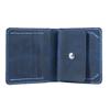 Inzopo DIY Handmade Leather Short Wallet Kit Purse Credit Card Holder Kit Make Your Own Leather Wallet - Blue view 1