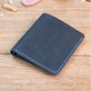 Inzopo DIY Handmade Leather Short Wallet Kit Purse Credit Card Holder Kit Make Your Own Leather Wallet - Blue view 3