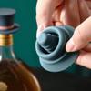 2 Pack Fashion Hat Shape Silicone Wine Bottle Stoppers Red Wine Cork Sealer Reusable Bottle Lids view 4