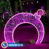 Russell Decor 40ft/12m Led Rope Lights Lamps Kit Indoor Outdoor Decorative Lighting for Party Wedding Valentine's Day Backyard Patio Deck Bright Flexible String Tube Lights Waterproof- Pink view 2