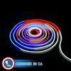 Russell Decor 100ft Red White Blue LED Neon Rope for 4th July Patriotic Memorial Day Patio Deck Waterproof SMD Tube Lights view 2