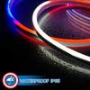Russell Decor 100ft Red White Blue LED Neon Rope for 4th July Patriotic Memorial Day Patio Deck Waterproof SMD Tube Lights view 3
