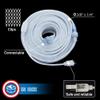 Russell Decor 100ft Red White Blue LED Neon Rope for 4th July Patriotic Memorial Day Patio Deck Waterproof SMD Tube Lights view 4