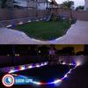 Russell Decor 40ft/12m Led Rope Lights for Patriotic 4th of July Memorial Day Decor Party Outdoor Decorative Lighting Trees Patio Deck Flexible String Tube Lights Blue Red White view 4