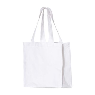 Q-Tees 12L Gussetted Shopping Bag One Size White