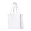 Q-Tees 12L Gussetted Shopping Bag One Size White view 1