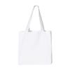 Q-Tees 12L Gussetted Shopping Bag One Size White view 3