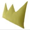 Peachwell Large Crown Backrest Positioning Support Pillow Bed Rest Cushion Headboard Pillow with Removable Cover for Reading Relaxing Using Laptop and Phone (Yellow, California King: 71 x 27 inches) view 1