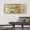 Trends International Gudetama - Food Wall Poster, 22.375" x 34", Silver Framed Version view 2