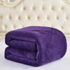 HNU 3 Piece Casual Style Soft Mink Velvet Plush Fleece Sherpa Comforter Set, Beautiful Design Thick Warm Down Alternative Silky Reversible Solid Contemporary Purple Comforter Queen Size view 3