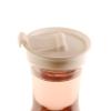 [24 PACK] Clear Plastic Heavy Duty Pitcher - Large Water Carafes, Plastic Bottles with Flip Top Lid, Beverage Pitchers with Lid - BPA Free Plastic Decanter, Juice, Ice Tea, Picnic, Catering (50 Oz) view 3