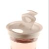 [24 PACK] Clear Plastic Heavy Duty Pitcher - Large Water Carafes, Plastic Bottles with Flip Top Lid, Beverage Pitchers with Lid - BPA Free Plastic Decanter, Juice, Ice Tea, Picnic, Catering (50 Oz) view 4