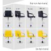 Wowdawn Modern Square PU Leather Adjustable BarStools Counter Height Stools with Arms and Back Bar Chairs,360 Swivel Stool,120kg Load,Multi-Color Optional view 4