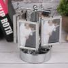 NITRIP Rotating Photo Frame Carousel Photo Stand 360 Degree Rotating 12 Storage Baby Memorial Gift Auto Music Play Photo Stand Approx 14.5 x 16 cm view 1