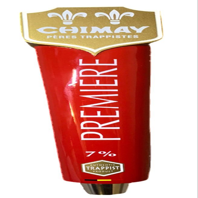Chimay Peres Trappistes Premiere (Chimay Red) Tap Handle | 11" Tall | New