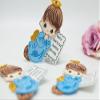 10 Bautizo Angel Recuerdos Baptism Favors Party Foam Decorations Christening- Blue view 1