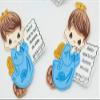10 Bautizo Angel Recuerdos Baptism Favors Party Foam Decorations Christening- Blue view 2