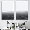 SIGNWIN 2 Piece Framed Canvas Wall Art Foggy Scenery Canvas Prints Home Artwork Decoration for Living Room,Bedroom - 24"x36"x2 Panels view 1