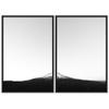 SIGNWIN 2 Piece Framed Canvas Wall Art Black and White Mountains Canvas Prints Home Artwork Decoration for Living Room,Bedroom - 24"x36"x2 Panels view 2