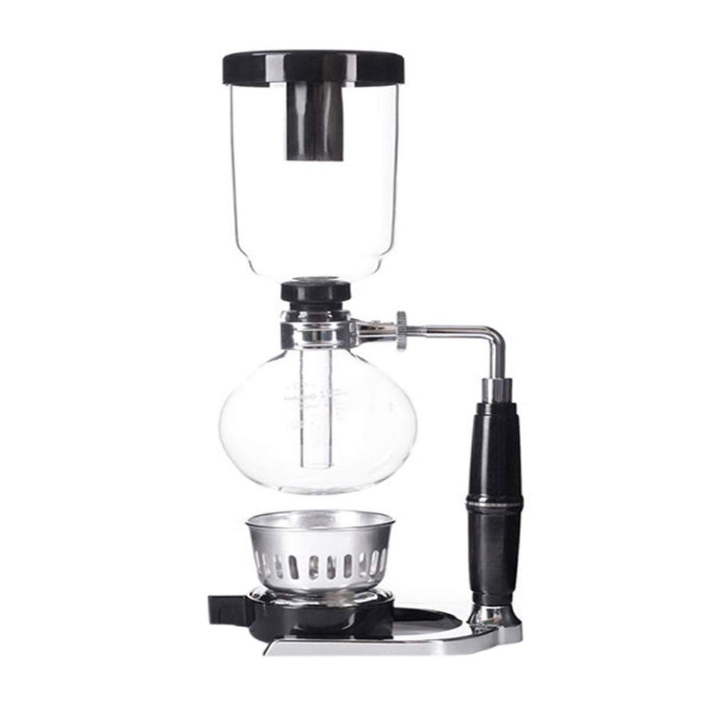 ASDQWER Style Siphon Coffee Maker,Syphon Coffee Pot,Resistant Glass,Tea Siphon Pot,Siphon Artisanal Coffee Machine,Coffee Machine Filter for Home Kitchen Use,3