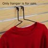 Wire Hanger Shirt Display in Black 17 Inches Width for Slatwall view 2