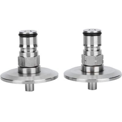 Ball Lock Post Keg Adapter Kit 2 Pcs 304 Stainless Steel Brewing Fitting for Homebrew 1.5in TriClamp to Lock Post without Soldering