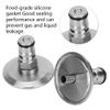 Ball Lock Post Keg Adapter Kit 2 Pcs 304 Stainless Steel Brewing Fitting for Homebrew 1.5in TriClamp to Lock Post without Soldering view 4