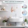 VIS'V Suction Cup Hooks, Small Shower Suction Hooks, Heavy Duty, Removable and Reusable, Clear, 4 Pcs view 2