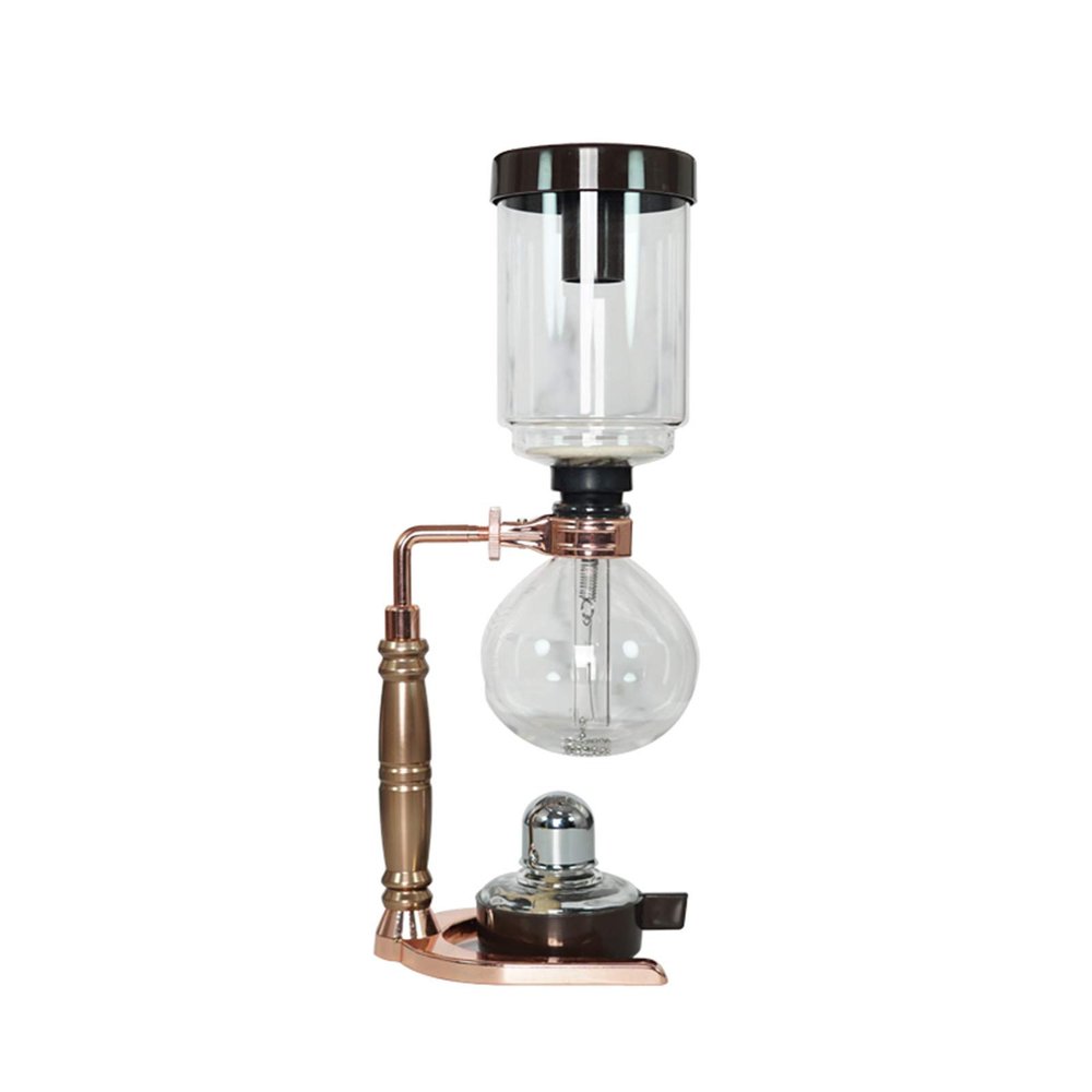 ASDQWER Style Siphon Coffee Maker,Syphon Coffee Pot,Resistant Glass,Tea Siphon Pot,Siphon Artisanal Coffee Machine,Coffee Machine Filter for Home Kitchen Use,5