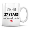 27th Anniversary, 27th Anniversary Mug, 27 Anniversary, 27th Wedding Anniversary, 27 Year Anniversary, Funny Gift, Gift For Him Or Her view 1
