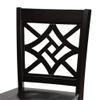 Baxton Studio Nicolette Modern and Contemporary Transitional Dark Brown Finished Wood 2-Piece Counter Stool Set view 2