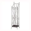 Umbrella Racks WXYZ Brown Retro Metal Umbrella Stand, Household Waterproof and Rust-Proof Umbrella Bucket, Hotel Office Umbrella Storage Rack 16x14x60.5cm view 1
