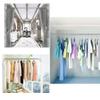 6 Curtain Rods, Adjustable Stainless Steel Shower Rails, Retractable Simple Accessories for Kitchen, Bathroom, Cabinet, Wardrobe, Window, Bookcase, Net Curtain Shower Curtain Or Tulle Pull rod view 4