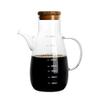 DOITOOL Oil Bottles for Kitchen High Borosilicate Glass Oil Pot with Scale Pourer Bottle Drip- Nozzle Leakproof Random Style view 1